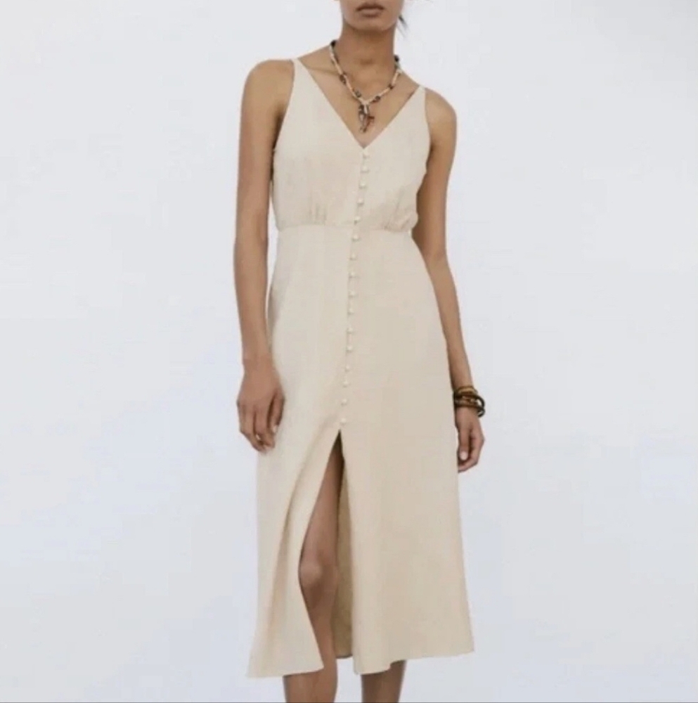 ZARA Linen Dress